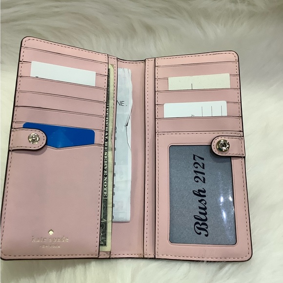 ♠️ Kate Spade ♠️ Staci Large Slim Bifold Wallet - Picture 7 of 16